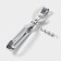 Open - a corkscrew “Assistant”, 14 cm, silver color