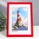 Photo frame plastic "Rainbow" 15x21 cm, red