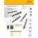 Denzel 11678, PH2, PZ2, SL5, 50 mm, S2 steel set