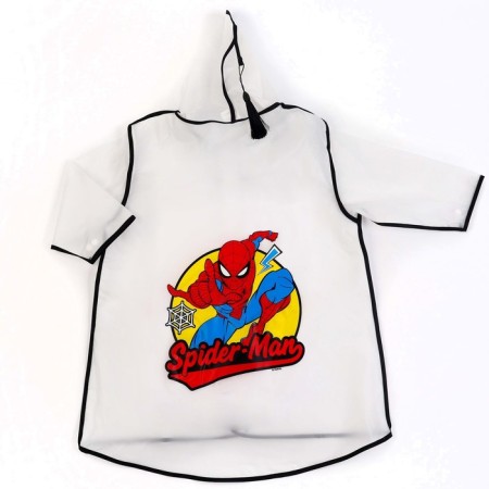 Children's raincoat, size l, 110-120 cm, spider-man-3