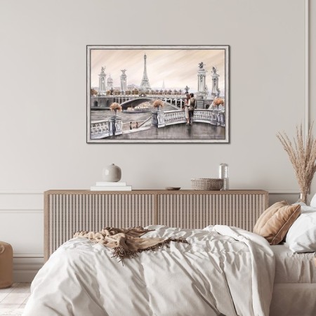 Reproduction of the painting "Paris evening", 60x90 cm, frame 45-700-3