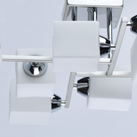 Tetro chandelier, 8x40W E27, silver color, chrome-3