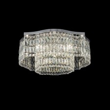 Ceiling Lamp MayToni Dia005CL-10CH, 10HE14, 60W, 60x60x25 cm, chromium color