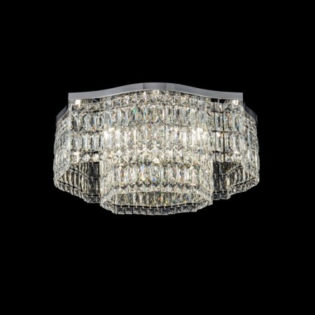 Ceiling Lamp MayToni Dia005CL-10CH, 10HE14, 60W, 60x60x25 cm, chromium color