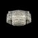 Ceiling Lamp MayToni Dia005CL-10CH, 10HE14, 60W, 60x60x25 cm, chromium color