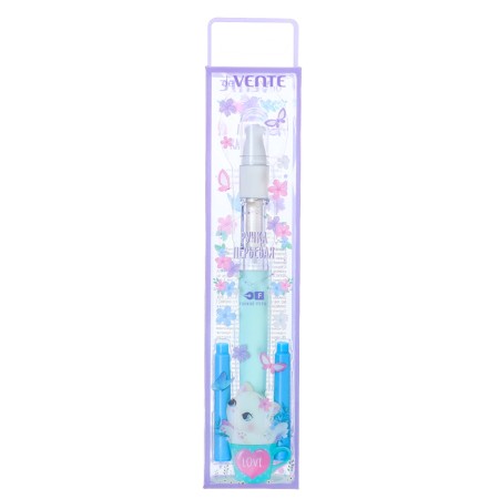 School feathers, DEVENTE EASY WRITER, pen size m, 0.8 mm, with 2 spray cans, blue ink, mix-8