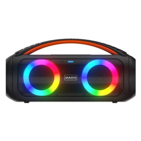 Portable acoustics Maxvi PS-04 Black 20 W, BL, Microsd, AUX, USB, Radio, Mic, 4500 mAh 1073472-1