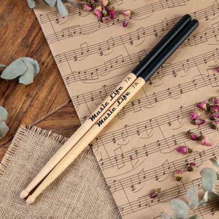 Drum sticks Music Life, 7a, maple, black