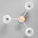 Paula chandelier 3x60W E27 white, tree 58x58x30cm