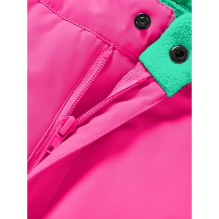 Ski costume for a girl, height 134 cm, green color-15