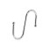 The hook on the rating is large, chrome. R-KR-B