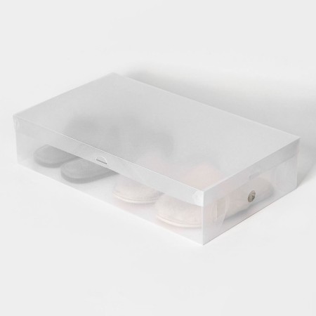 Box for storing boots with a lid Uni Size, 30 × 52 × 12 cm-4