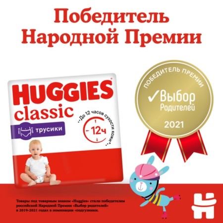 Huggies Classic 4 (9-14kg) scammers 15 pcs.-2