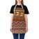 Apron kitchen with a photo print "African inspiration", adjustable, size OS