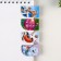 New Year. Magnetic bookmarks “Happy New Year”, 4 pcs mini