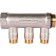 Collector Stout SMB 6210 011203, 1/2 ", 3 exits, with ball valves 1", red handles