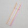 Disposable tubes for drinks of the share, 21 cm, d = 5 mm, 50 pcs, fluorescent, with corrugation, mix color