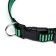 The collar of the corrugated, 40 x 1.5 cm, black-green