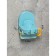 Holder for toothbrushes with an emergency stress for Velcro pasta, 7 × 5.2 × 8 cm, color mix