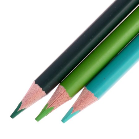 Aquarelle 24 -color pencils, in a metal box with a lodge-4
