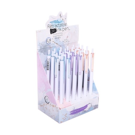 Pen "Primavera" gel, 0.18 mm, black, 3 types-4