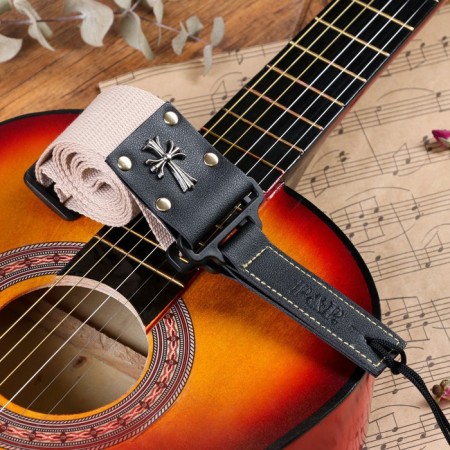 Music Life Cross, Beige, 95-155 cm belt belt-3