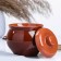 Ceramic potted pot "Kungur" with pens 0.65l