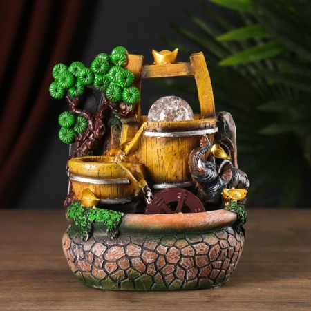Table Polystone Fountain from the Water Mill network 21x18x15 cm