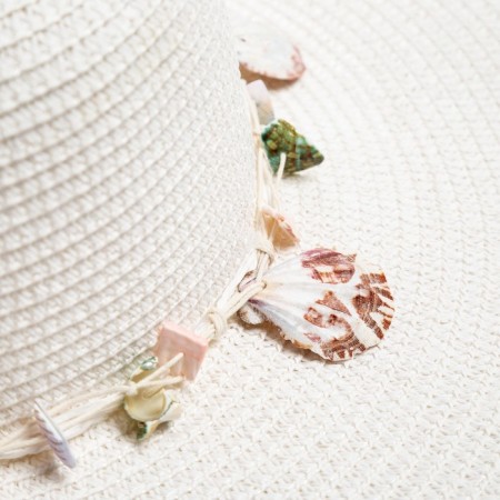 Women's hat minku "Ocean", size 56-58, white color-6