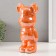 Piggy bank Ceramics "Bear" orange chameleon 9.5x14x25 cm