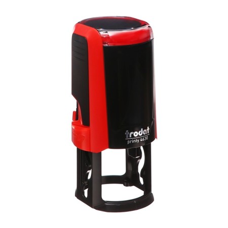Equipment for round printing Automatic Trodat Printy 4630, diameter 30 mm, with a lid, red body red-6