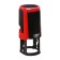 Equipment for round printing Automatic Trodat Printy 4630, diameter 30 mm, with a lid, red body red