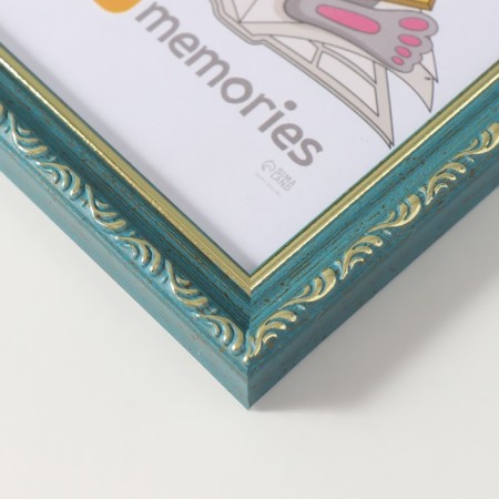 Photo frame Plastic "Modern" 10x15 cm, emerald-2