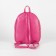 Baby backpack for a girl with sequins "Heart", a lightning department, pink color