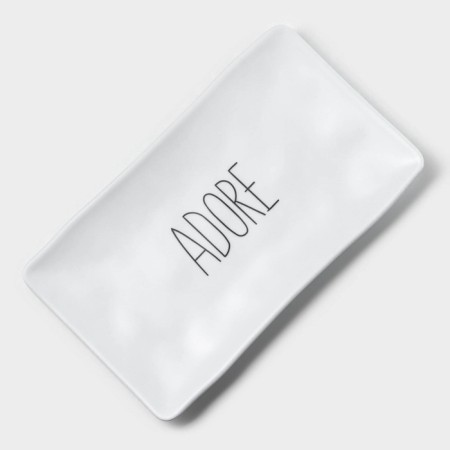 The dish "White East", 25.5 × 15 × 2 cm, white color-1