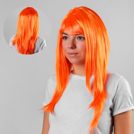 Carnival wig "beauty", color orange