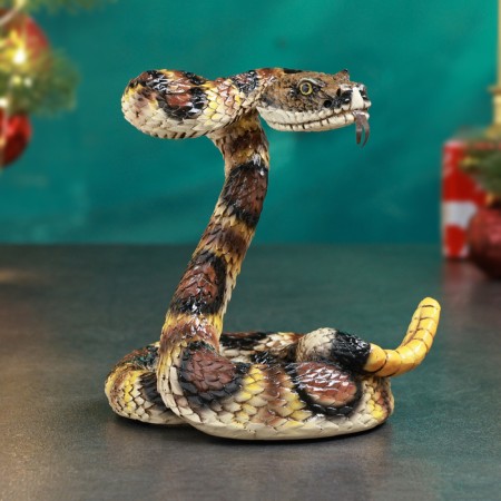 New Year. Symbol 2025. Figure "Prosty Snake" 13x10x14cm, color