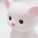 Night -night "kitten" LED from battery 3xlr44 white 6x9x12 cm Risalux