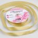 Satin tape, 20 mm × 91 ± 1 m, golden color No. 204