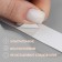 Tipes for fixing clothes, 1.2 × 8.5 cm, 36 pcs, color transparent