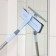Okloma with a nozzle from a microfiber of a share, steel telescopic pen, 29 × 8 × 76 (116) cm
