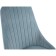 CHART STALL CARA Kora Metal/velor, Black/Blue 47x57x89 cm