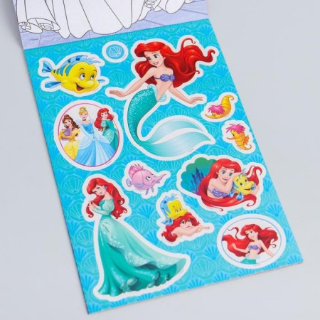 Book with stickers, princesses-1