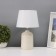 HELP LAMP "Flower Field" 1x40W E14 white/gold 20x20x34cm