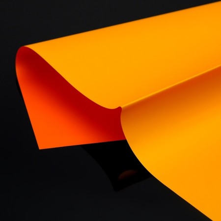 Two -sided matte film 60 x 60 cm, orange/carrot
