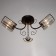 Simona chandelier 3x40W E27 Chocolate 60x60x24 cm Bayerlux
