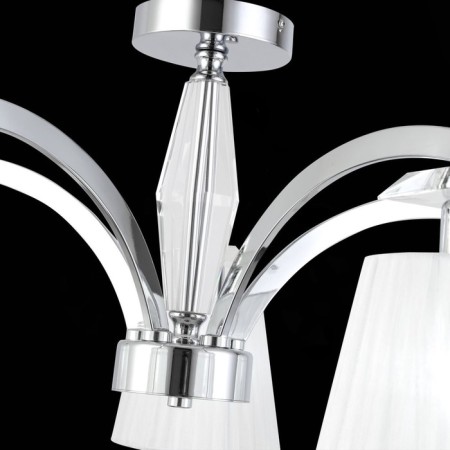 Ceiling lamp ST LUCE. SL1756.102.05. Bello. 5x40 watts, E14, 70x70x34 cm, chromium color-6