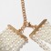 Choker-Coker "luxury" pearl, blue in gold, 30.5 cm