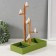 Souvenir tree stand for jewelry "Birds on a tree" Green 24x12x32 cm