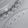 The basis for knitted products of acrylic "round" volumetric set 2 pcs 17 cm